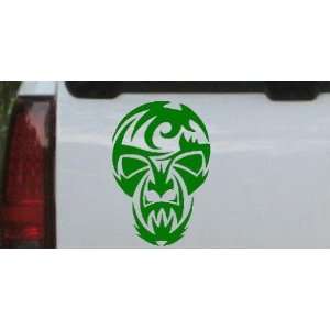 Tribal Skull Mask Skulls Car Window Wall Laptop Decal Sticker    Dark 