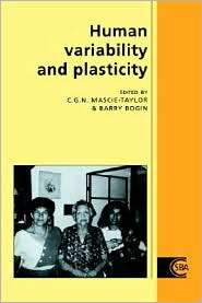 Human Variability and Plasticity, (0521018552), C. G. Nicholas Mascie 