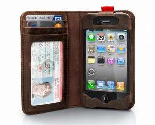 NEW Twelve South BookBook Leather Wallet Case for iPhone 4 Hot Sale 