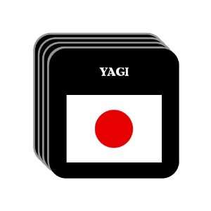  Japan   YAGI Set of 4 Mini Mousepad Coasters Everything 