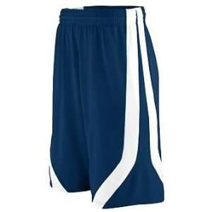  Adult Triple Double Game Short   Navy and White   X Large 