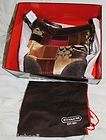 Coach ~Holiday Patchwork Duffle Leather Handbag, Original Box & Dust 