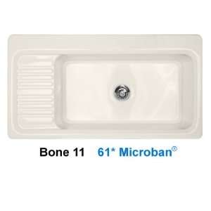   Sink with Drainboard on left and 5 Faucet Holes 595