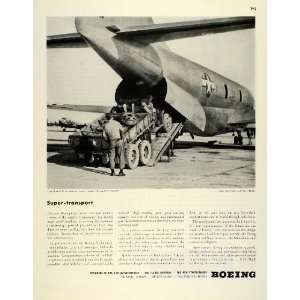  1945 Ad WWII War Production Boeing C97 Army Military 