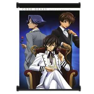 Code Geass Lelouch of the Rebellion Anime Group Fabric Wall Scroll 