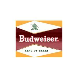    Budweiser Beer Tin Sign ~ King of Beers ~ 12.5x16