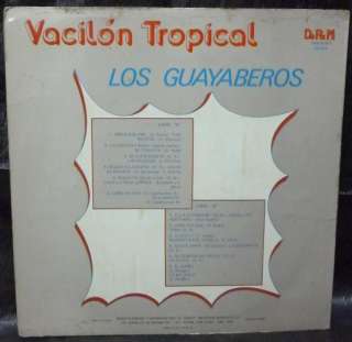 LOS GUAYABEROS VACILON TROPICAL   GUARACHAS   LP PERU w/AUDIO  