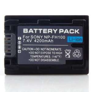 NP FH100 Battery for Sony HDRCX520V CX300 CX100 DCRSR87***SHIPS FROM 