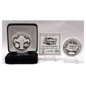  2002 NBA Finals Coin Silver