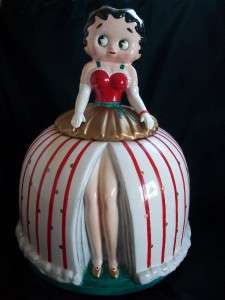 MINT BETTY BOOP GIRL RETRO LADY COOKIE JAR CANISTER BOX  