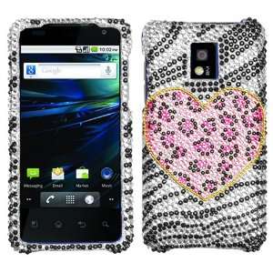  Playful Leopard With Full Rhinestones Hard Protector Case 