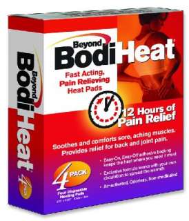 Beyond Bodi Heat Pain Relieving Heat Pad for Back 4 ea  