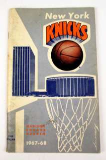 Vintage 1967 68 New York Knicks Yearbook Product Image