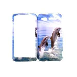  HTC Merge ADR6325 ADR 6325 Dolphins on Blue Ocean Design 