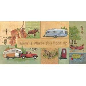  Home is Where You Hook Up PREMIUM GRADE Rolled CANVAS Art 