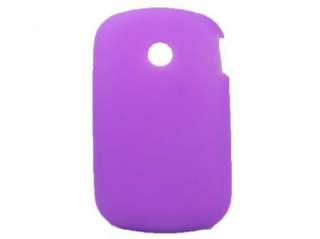 Purple Silicone Gel Skin Case Cover for LG 800g cookie Tracfone  