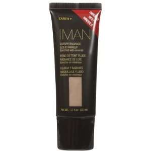 Iman Cosmetics Luxury Radiance Liquid Makeup   Earth 2 (Quantity of 3)