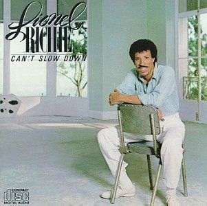 LIONEL RICHIE   CANT SLOW DOWN   NEW CD 737463605922  
