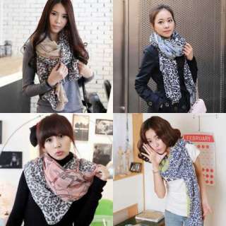 2011 New Style Leopard Chain Lady Girl Long Spring Autumn Scarf Shawl 