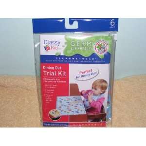  Dining Out Trial Kit ( 3 Disposable Bibs & 3 Wraparound 