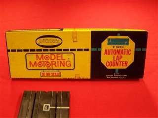 AURORA MODEL MOTORING 9 AUTOMATIC LAP COUNTER IN BOX W/HRDWARE, NOS 