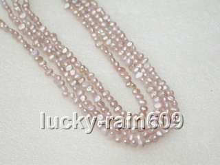 5mm baroque lavender pearls loose strands beads s1576  
