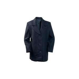  Gianni Collani, Ladies Wool Blend Navy Blue Pea Coat 