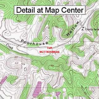  USGS Topographic Quadrangle Map   Taft, Tennessee (Folded 