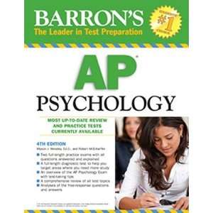  Barrons AP Psychology   [BARRON AP PSYCHOLOGY 4/E 