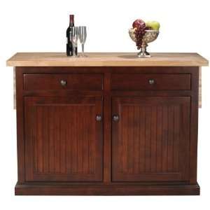  Coastal 75116NGHG Coastal Coastal Kitchen Island  Havana 