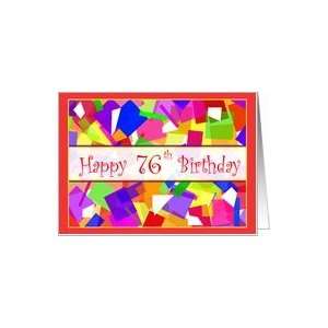  Blast of Confetti Happy 76th Birthday Card Toys & Games