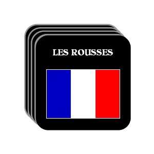  France   LES ROUSSES Set of 4 Mini Mousepad Coasters 