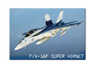 FA 18F Super Hornet F18 US Navy Aircraft Fridge Magnet  
