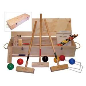  North Meadow Hilton Head 6 Player Croquet Set with Pine 