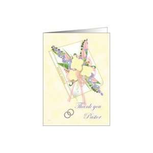  Pastor Thank You (Silver Rings) Card Health & Personal 