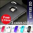 Nice Laser Pattern Aluminum Back iPhone 4 4S Case Cover A044C  