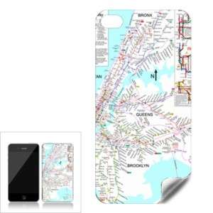 New York City Subway Map Skin for iphone 4  