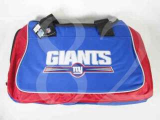 NFL New York GIANTS Travel GymBag Gym Bag Blue Red  