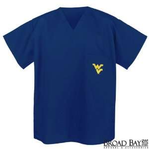 WVU Logo Scrub Shirt XL 