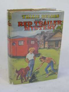   TRIXIE BELDEN AND THE RED TRAILER MYSTERY Whitman 1950 HC/DJ  