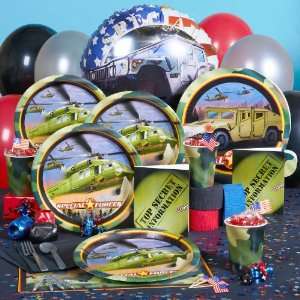   Special Forces Deluxe Party Pack for 8 & 8 Favor Boxes Toys & Games