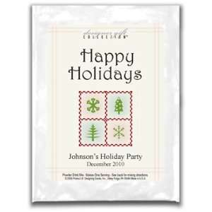 Holiday Margarita Cocktail Happy Holidays Country Quilt Personalized 