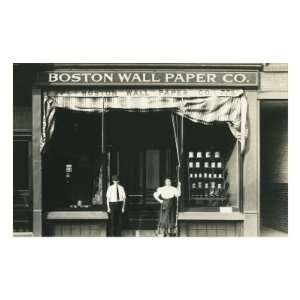  Boston Wall Paper Company Premium Poster Print, 12x18 