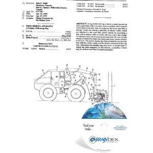  NEW Patent CD for TREE CHOKING APPARATUS 