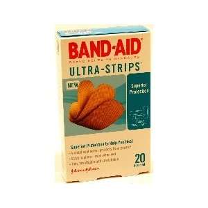  4 Pack Special J&J Band Aid Ultra Stripes 20 Asst [Health 