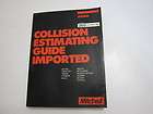   ESTIMATING GUIDE ASIAN CARS SEPT 1988 29/9 HONDA TOYOTA OTHER