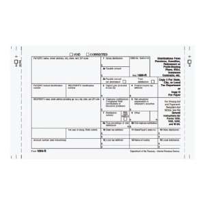 1099R Continuous Tax Forms 100 FORMS/PK, 9923862, Distributions From 