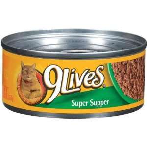  9 Lives 5.5 Oz Super Supper 9Lives Canned Cat Food Sold in 