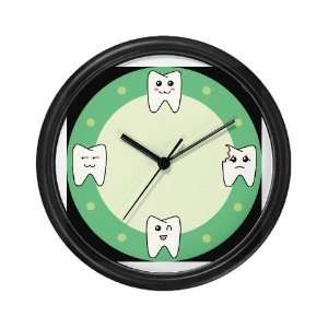  Dental Cuteness Funny Wall Clock by 