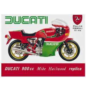  Ducati 900cc metal Sign